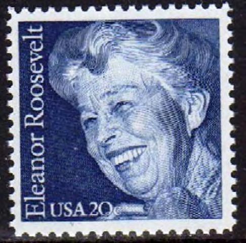 Eleanor Roosevelt (1884-1962) First Lady and wife of President