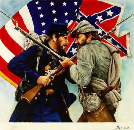 1861-1865 Years for the American Civil War North vs.