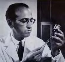 Dr. Jonas Salk (1914-1995) In 1953, developed the first vaccine for polio.