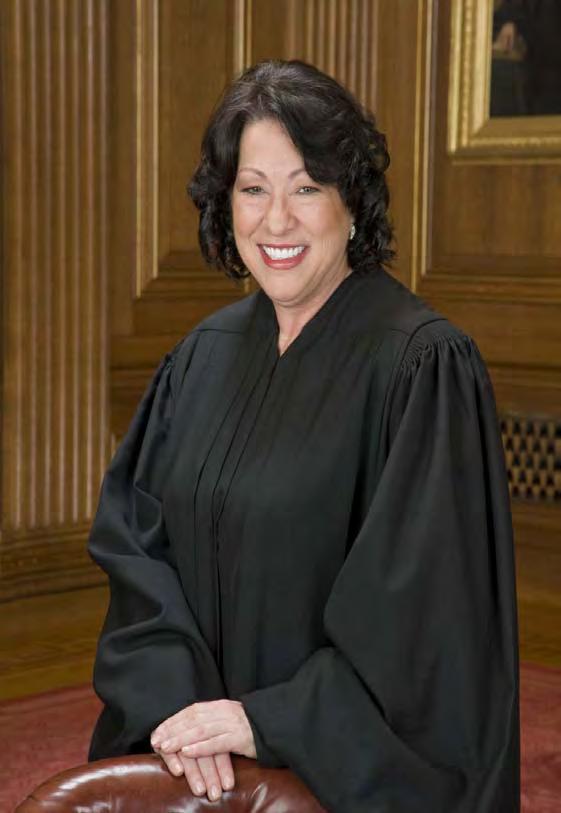 Sonia Sotomayor (1954-) First Hispanic to be appointed to