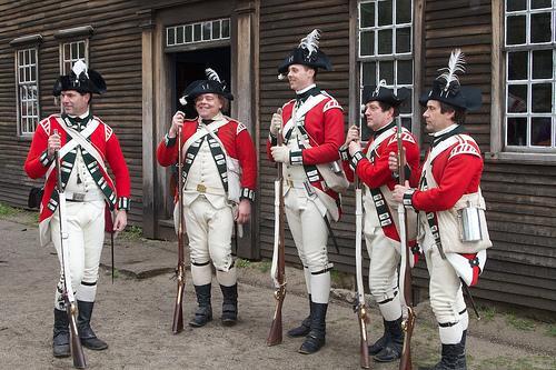 1765-1768 the British transferred bulk of military from