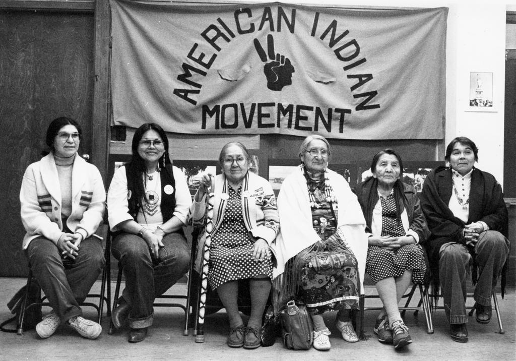 PHOTO BY DICK BANCROF T Stories of IMPACT Women helped found and sustain the American Indian Movement that drove early efforts to establish Indigenous Peoples Day.