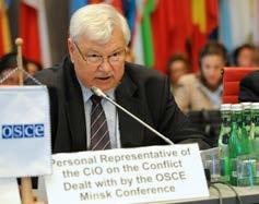 Ambassador Andrzej Kasprzyk, the Personal Representative of the Chairperson-in-Office on the conflict dealt with by the OSCE Minsk Conference, speaking at a special meeting of the OSCE Permanent