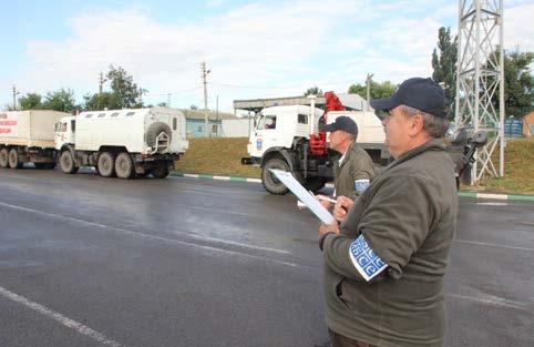Observer Mission at the Russian Checkpoints Gukovo and Donetsk Chief Observer: Simon Eugster (until April 2016) and Flavien Schaller (from May 2016) Budget: 1,435,667 Staff: 20 (as of 31 December
