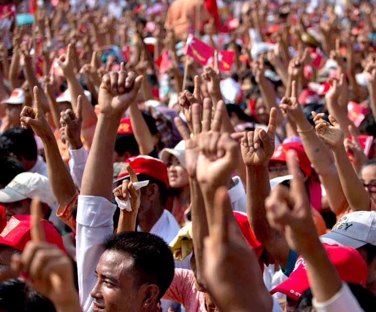 THE 2015 ELECTION T he Myanmar government announced on July 8 that the first general election since 2010 will take place on November 8.