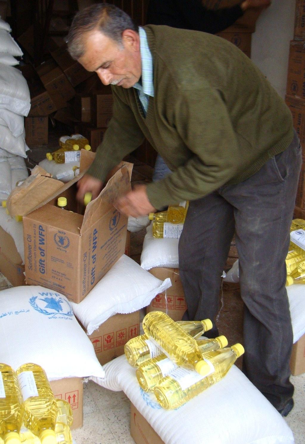Reduced Rations This month, due to delays in the arrival of some commodities and the inability to purchase these commodities locally, WFP has reduced the amount of lentils and canned pulses for