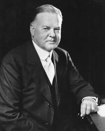 Herbert Hoover (R) (1929-1933) Given the chance to go forward with the policies of the last eight years, we shall soon be in sight of the day when poverty will be