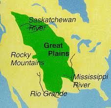The Great Plains: Acquired as a result of the Louisiana Purchase Grasslands or flat lands with grasses From the Mississippi River to the Rocky Mountains Good for farming and herding The breadbasket