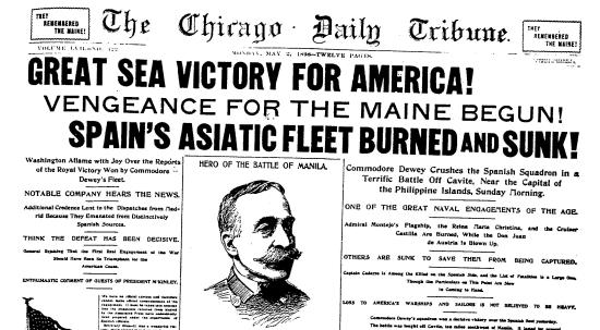 Spanish-American War: An insurrection against Spain began in Cuba in the early 1890s The treatment of the rebels by the Spanish seemed intolerable to the United States After the sinking of the U.S.