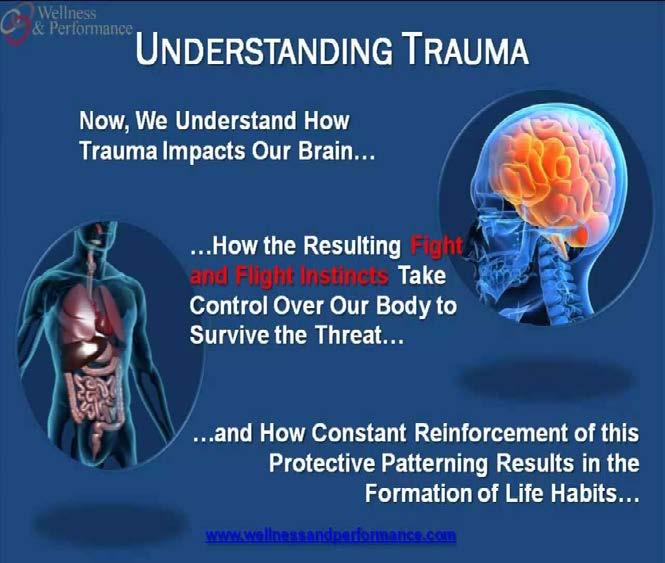 Physical Health: Body and Brain Trafficking Victim Physical trauma to the body can: Weaken your body s immune system when you are feeling stressed, anxious, or upset Experience