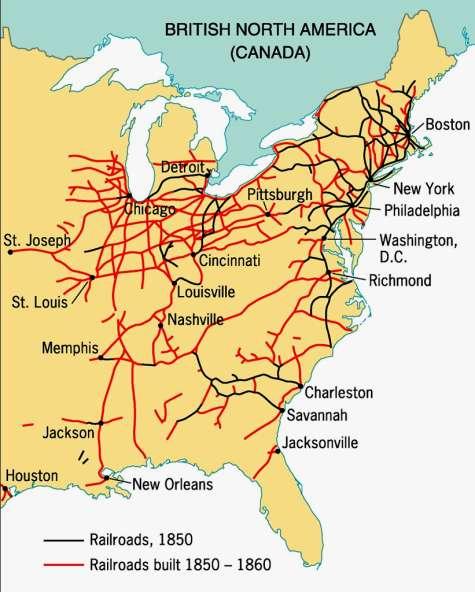 TRANSPORTATION REVOLUTION Railroads