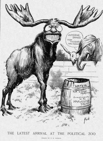 I am as strong as a bull moose, and you can use me to the limit. Theodore Roosevelt, upon his nomination for Vice- President.