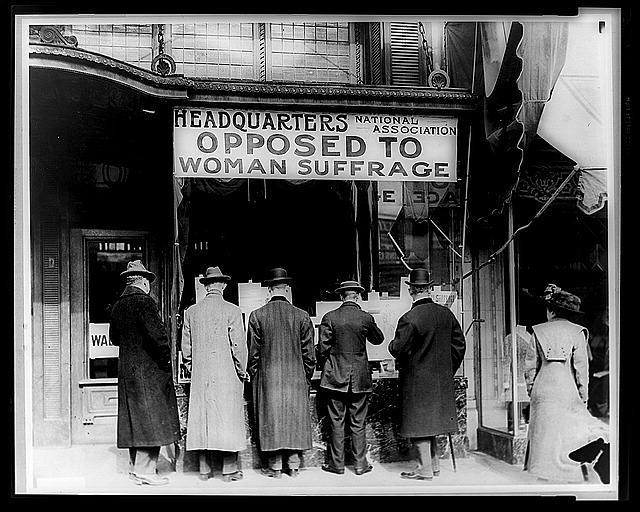 By 1890 several women s suffrage groups joined together to form the National American Women Suffrage Assn.