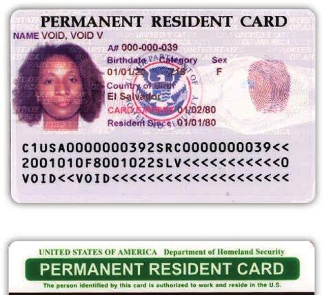 The PERMANENT RESIDENT CARD (Form I-551) was revised in 2004 to incorporate the DHS seal.
