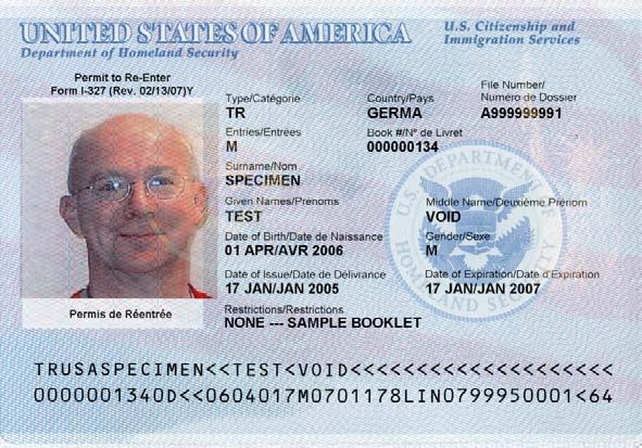 It can also be issued as a Refugee Travel Document (Form I-571) to people who have