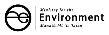 Published in November 2007 by the Ministry for the Environment Manatū Mō Te Taiao PO Box 10 362, Wellington, New Zealand ISBN: 978-0-478-30167-0