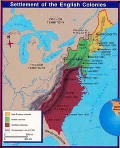 America After 1763 (end of F&IW) Great Britain took control of French Canada (A) and French territory between the Appalachian Mts. and Mississippi River (B).