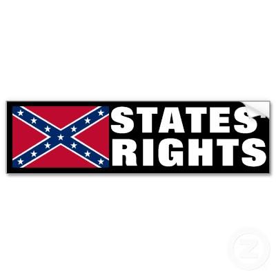 States rights helps lead to the Civil war The concept of states' rights had been an old idea by 1860.