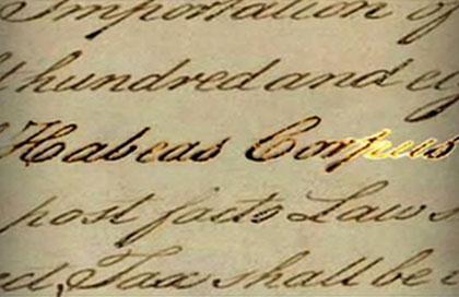 2 Constitutional Habeas Corpus "The GREAT writ" U.S.