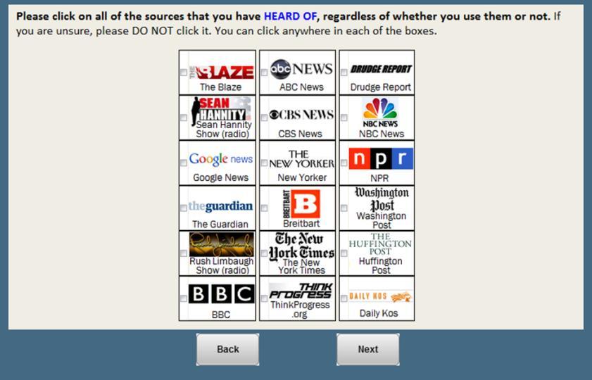 47 Appendix B: The News Sources In Wave 1 of the American Trends Panel questionnaire, web respondents were asked a series of questions about news sources for information about government and politics.