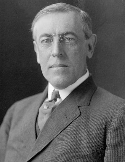 Woodrow Wilson 1912-1916 The split between