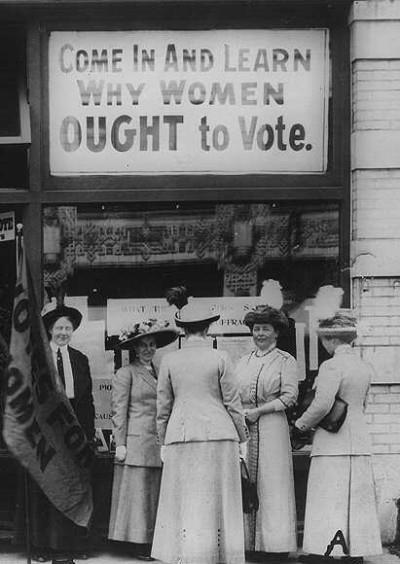 Women s Suffrage Movement By the middle of