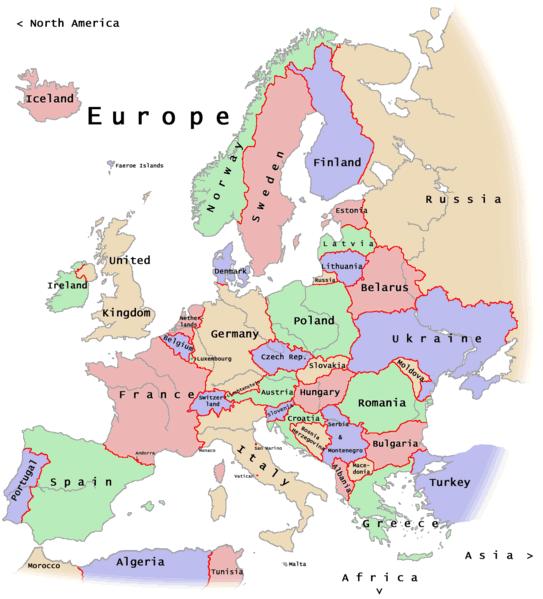 What s the difference between Europe and European