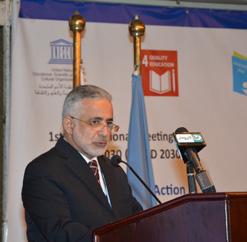 Leading the international talks on the post-2015 Education agenda, UNESCO organized the First Arab Regional Meeting on Education 2030 in Cairo, Egypt,