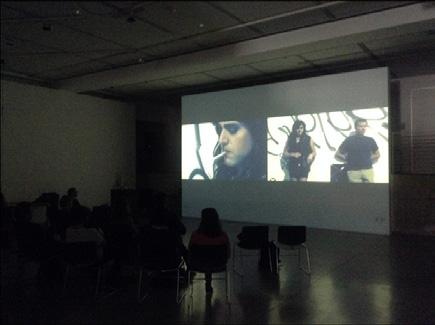SCREENINGS AND SHOWINGS Samira is available in two formats: installation and film.