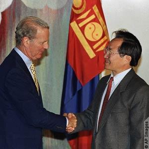 Baker referred to the United States as Mongolia s