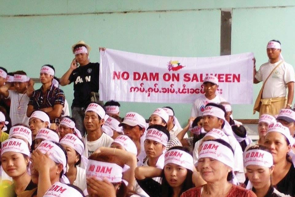 Kunhing villagers protest against the Mong Ton Dam Copyright: Shan Human Rights Foundation Disregarding personal feelings, however, institutionally, this set of affairs further centralizes Union