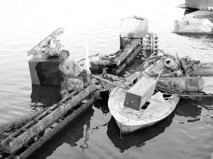 ENVIRONMENTAL DAMAGE II 141 The channel inspection, conducted in 2010, resulted in finding and localizing largescale items (wrecks, wood pile supports, floating piers, reinforced concrete anchors)