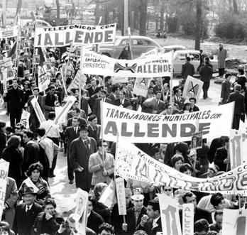 involvement in the Chilean economy lead to changes in industry after the election of Salvador Allende in 1970? 2.