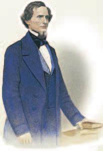 Jefferson Davis of Mississippi was elected president of the Confederate States of America. Alexander H. Stephens of Georgia became vice president.