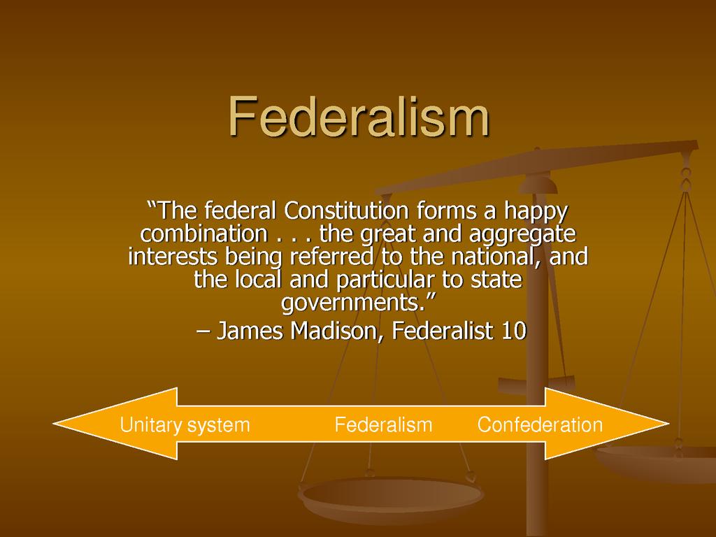 A Founder on Federalism Did you know?