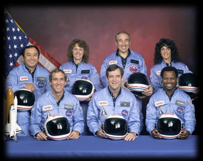 Challenger disaster, February 1986 7 astronauts died in the
