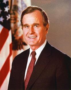 George Bush was Reagan s Vice-President o Ran against Democratic opponent Michael Dukakis (former Governor of Mass.