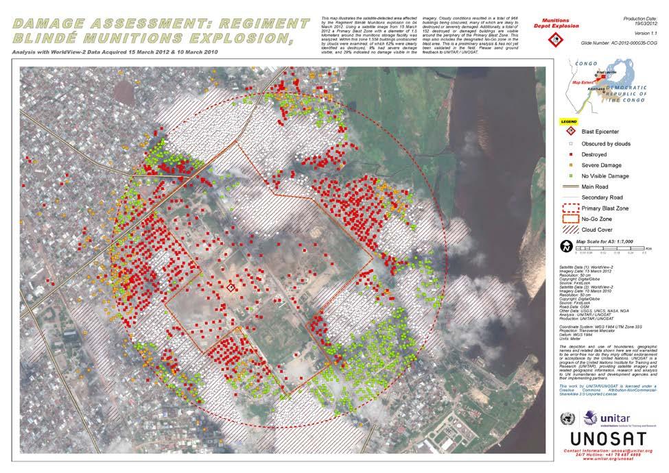 The above satellite image derived damage assessment for Aleppo was carried out based on numerous requests from the humanitarian community.