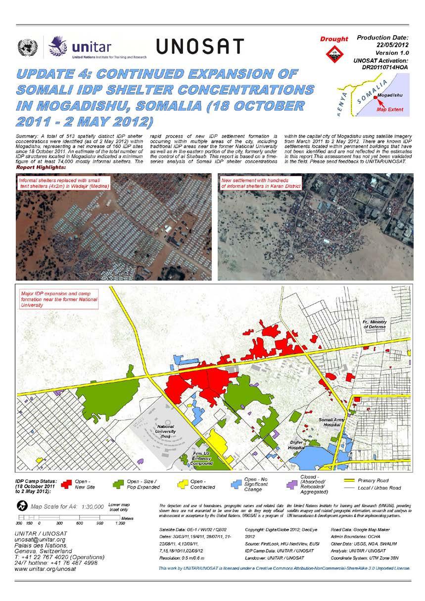 This update of the IDP situation in Mogadishu was done upon request from UNHCR.