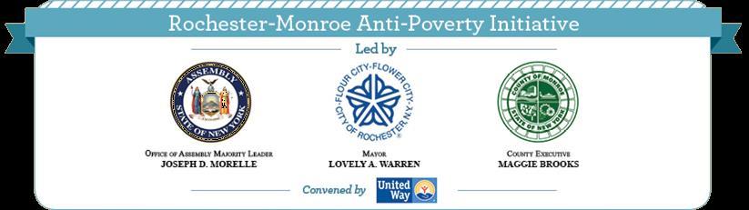 Michelle Kraft, Senior Communications Associate United Way of Greater Rochester (585) 242-6568 or (585) 576-6511 ROCHESTER-MONROE ANTI-POVERTY INITIATVE RELEASES PROGRESS REPORT Findings point to