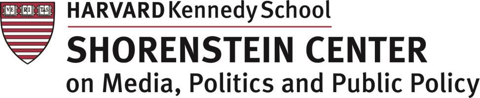 Shorenstein Center on Media, Politics and Public Policy September 2017 Report on Network Sunday Morning Talk Show Content and Ratings, Comparing