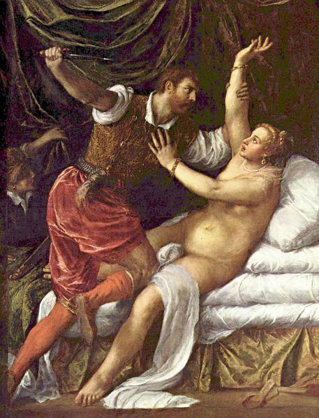 The Rape of Lucretia Titian, ca.