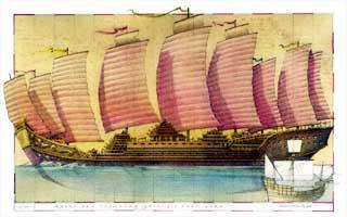 Restored and Completed the Great Wall 1405-1433: Chinese navy