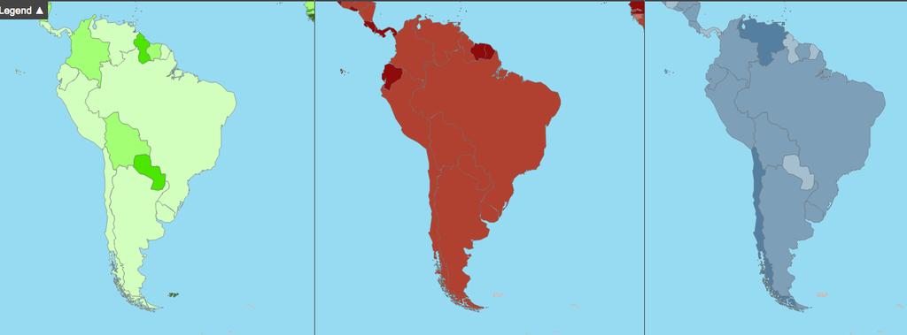Scale radio button is selected. 10. Click on the country of Ecuador on the northwest portion of the continent.
