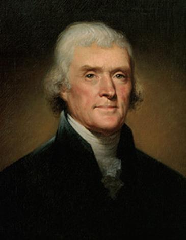 Thomas Jefferson. White House Collection Background Upon the ratification of the Constitution in 1788 came the election of the first president of the United States in the spring of the following year.