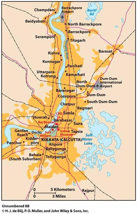 Among the Realm s Great Cities British Colonial Capital Kolkata (Calcutta) Well-placed for commerce, defense & adjacent to plantations Social contrasts: wealth & poverty 20 th century