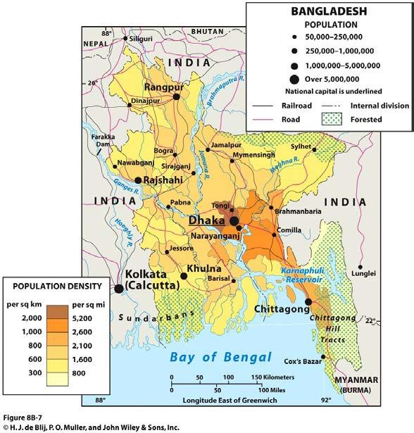 Bangladesh: Challenges Old and New A Vulnerable Territory Double delta: occupies the area of Ganges & Brahmaputra rivers Poorest and least developed countries in the world Vulnerable to