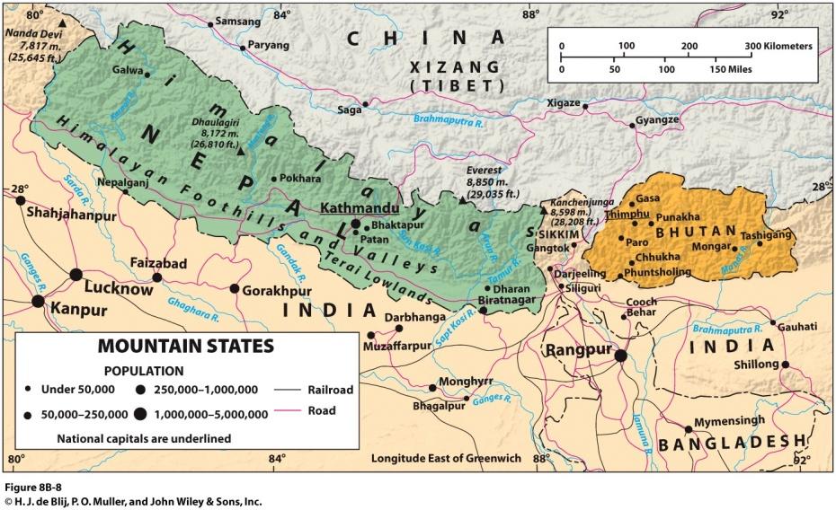 The Mountainous North: Bhutan Buffer between India & China s Tibet Political history From monarchy to multiparty democracy under order of its