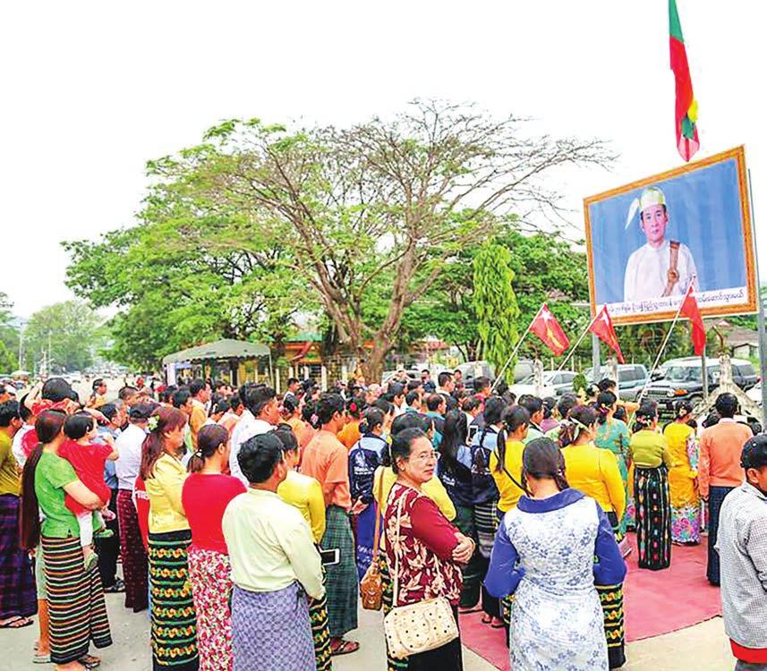 NATIONAL 11 Foreign heads of state send congratulations messages to President U Win Myint Mr.