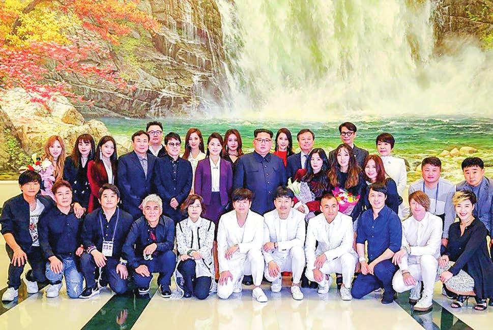 WORLD 13 Kim Jong Un deeply moved by K-pop concert: KCNA SEOUL North Korean leader Kim Jong Un smiled, clapped and said he was deeply moved by a rare performance by South Korean K-pop stars in